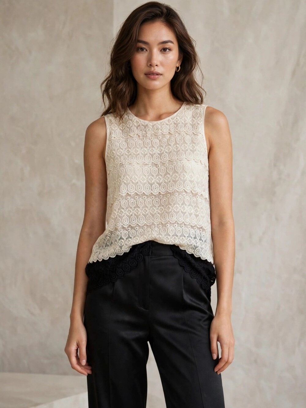 Joie Lucette Layered Silk Top M